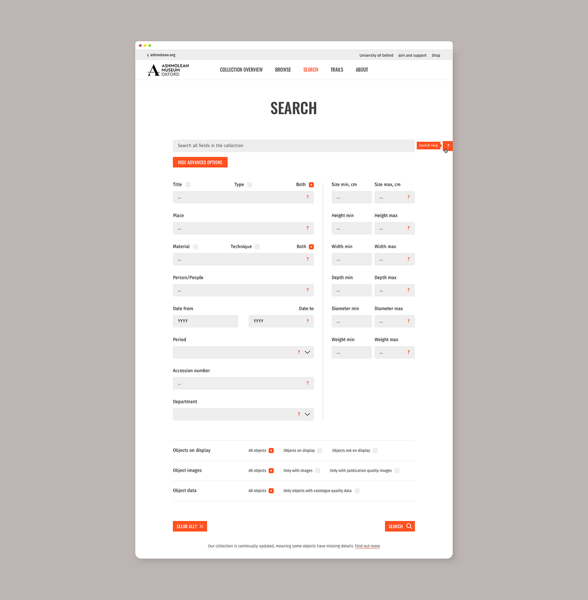 Advanced Search